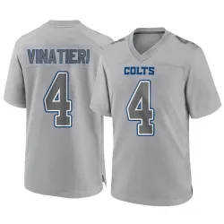 Men's Adam Vinatieri Indianapolis Colts No.4 Game Atmosphere Fashion Jersey - Gray