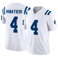 Men's Adam Vinatieri Indianapolis Colts No.4 Limited Vapor F.U.S.E. Jersey - White