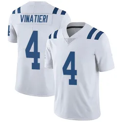 Men's Adam Vinatieri Indianapolis Colts No.4 Limited Vapor Untouchable Jersey - White