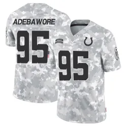 Men's Adetomiwa Adebawore Indianapolis Colts No.95 Limited 2024 Salute to Service Jersey - Arctic Camo