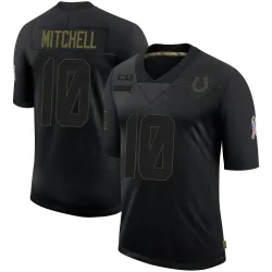 Men's Adonai Mitchell Indianapolis Colts No.10 Limited 2020 Salute To Service Jersey - Black