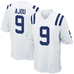 Men's Ajou Ajou Indianapolis Colts No.9 Game Jersey - White