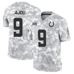 Men's Ajou Ajou Indianapolis Colts No.9 Limited 2024 Salute to Service Jersey - Arctic Camo