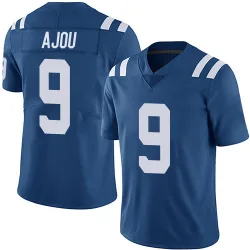 Men's Ajou Ajou Indianapolis Colts No.9 Limited Team Color Vapor Untouchable Jersey - Royal
