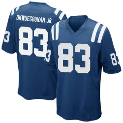 Men's Albert Okwuegbunam Jr. Indianapolis Colts No.83 Game Team Color Jersey - Royal Blue