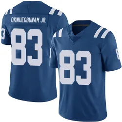 Men's Albert Okwuegbunam Jr. Indianapolis Colts No.83 Limited Team Color Vapor Untouchable Jersey - Royal