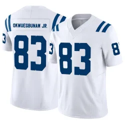 Men's Albert Okwuegbunam Jr. Indianapolis Colts No.83 Limited Vapor F.U.S.E. Jersey - White