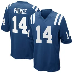 Men's Alec Pierce Indianapolis Colts No.14 Game Team Color Jersey - Royal Blue