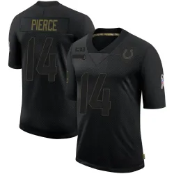 Men's Alec Pierce Indianapolis Colts No.14 Limited 2020 Salute To Service Jersey - Black