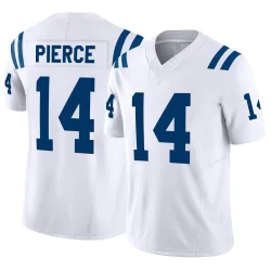 Men's Alec Pierce Indianapolis Colts No.14 Limited Vapor F.U.S.E. Jersey - White