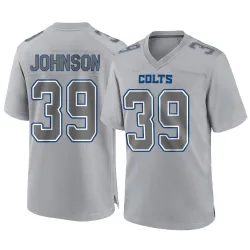 Men's Alex Johnson Indianapolis Colts No.39 Game Atmosphere Fashion Jersey - Gray
