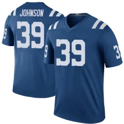 Men's Alex Johnson Indianapolis Colts No.39 Legend Color Rush Jersey - Royal