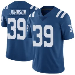 Men's Alex Johnson Indianapolis Colts No.39 Limited Color Rush Vapor Untouchable Jersey - Royal