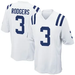 Men's Amari Rodgers Indianapolis Colts No.3 Game Jersey - White