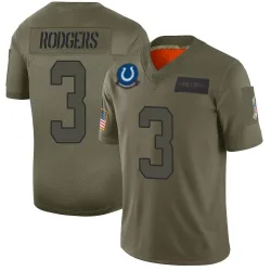 Men's Amari Rodgers Indianapolis Colts No.3 Limited 2019 Salute to Service Jersey - Camo
