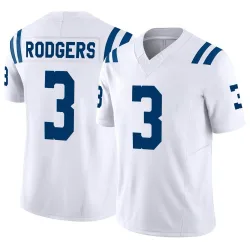 Men's Amari Rodgers Indianapolis Colts No.3 Limited Vapor F.U.S.E. Jersey - White