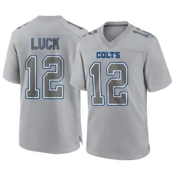 Men's Andrew Luck Indianapolis Colts No.12 Game Atmosphere Fashion Jersey - Gray