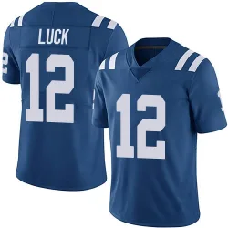 Men's Andrew Luck Indianapolis Colts No.12 Limited Team Color Vapor Untouchable Jersey - Royal