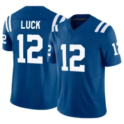 Men's Andrew Luck Indianapolis Colts No.12 Limited Vapor F.U.S.E. Jersey - Royal