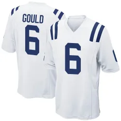 Men's Anthony Gould Indianapolis Colts No.6 Game Jersey - White