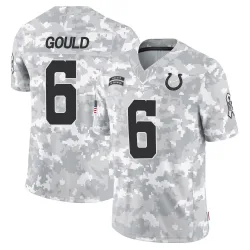 Men's Anthony Gould Indianapolis Colts No.6 Limited 2024 Salute to Service Jersey - Arctic Camo