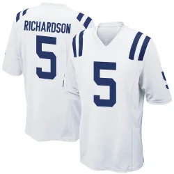 Men's Anthony Richardson Indianapolis Colts No.5 Game Jersey - White