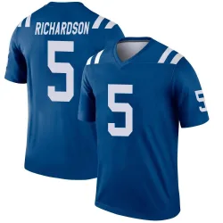 Men's Anthony Richardson Indianapolis Colts No.5 Legend Jersey - Royal