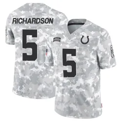 Men's Anthony Richardson Indianapolis Colts No.5 Limited 2024 Salute to Service Jersey - Arctic Camo