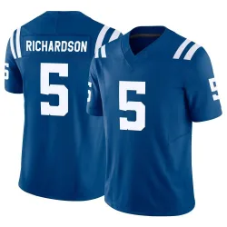 Men's Anthony Richardson Indianapolis Colts No.5 Limited Vapor F.U.S.E. Jersey - Royal