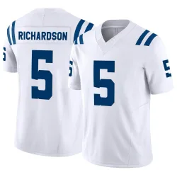 Men's Anthony Richardson Indianapolis Colts No.5 Limited Vapor F.U.S.E. Jersey - White