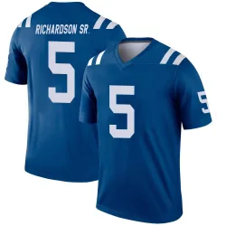 Men's Anthony Richardson Sr. Indianapolis Colts No.5 Legend Jersey - Royal