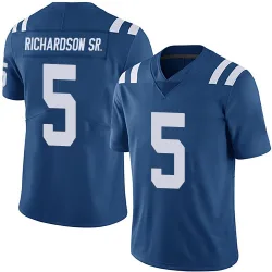 Men's Anthony Richardson Sr. Indianapolis Colts No.5 Limited Team Color Vapor Untouchable Jersey - Royal