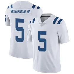 Men's Anthony Richardson Sr. Indianapolis Colts No.5 Limited Vapor Untouchable Jersey - White