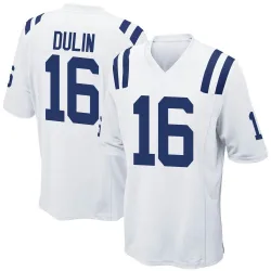 Men's Ashton Dulin Indianapolis Colts No.16 Game Jersey - White