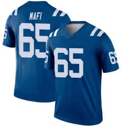 Men's Atonio Mafi Indianapolis Colts No.65 Legend Jersey - Royal