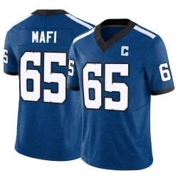 Men's Atonio Mafi Indianapolis Colts No.65 Limited Indiana Nights Alternate Vapor F.U.S.E. Jersey - Royal