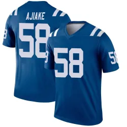 Men's Austin Ajiake Indianapolis Colts No.58 Legend Jersey - Royal