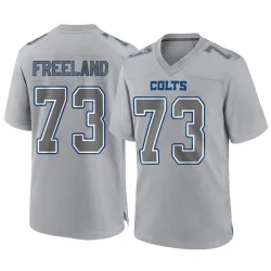 Men's Blake Freeland Indianapolis Colts No.73 Game Atmosphere Fashion Jersey - Gray