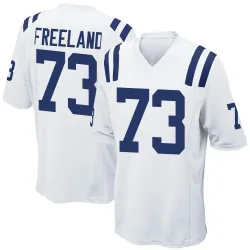 Men's Blake Freeland Indianapolis Colts No.73 Game Jersey - White