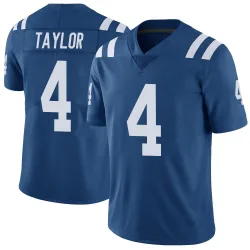 Men's Blayne Taylor Indianapolis Colts No.4 Limited Color Rush Vapor Untouchable Jersey - Royal