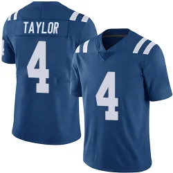 Men's Blayne Taylor Indianapolis Colts No.4 Limited Team Color Vapor Untouchable Jersey - Royal