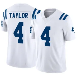 Men's Blayne Taylor Indianapolis Colts No.4 Limited Vapor F.U.S.E. Jersey - White