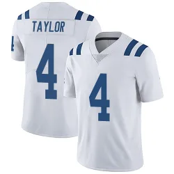 Men's Blayne Taylor Indianapolis Colts No.4 Limited Vapor Untouchable Jersey - White