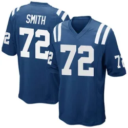 Men's Braden Smith Indianapolis Colts No.72 Game Team Color Jersey - Royal Blue