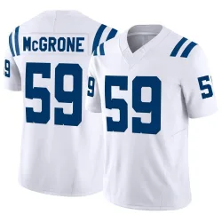 Men's Cameron McGrone Indianapolis Colts No.59 Limited Vapor F.U.S.E. Jersey - White