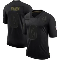 Men's Camryn Bynum Indianapolis Colts No.0 Limited 2020 Salute To Service Jersey - Black