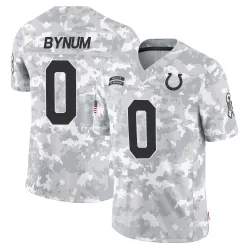 Men's Camryn Bynum Indianapolis Colts No.0 Limited 2024 Salute to Service Jersey - Arctic Camo