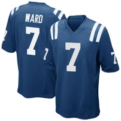 Men's Charvarius Ward Indianapolis Colts No.7 Game Team Color Jersey - Royal Blue