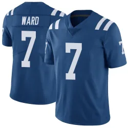 Men's Charvarius Ward Indianapolis Colts No.7 Limited Color Rush Vapor Untouchable Jersey - Royal
