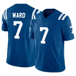 Men's Charvarius Ward Indianapolis Colts No.7 Limited Vapor F.U.S.E. Jersey - Royal